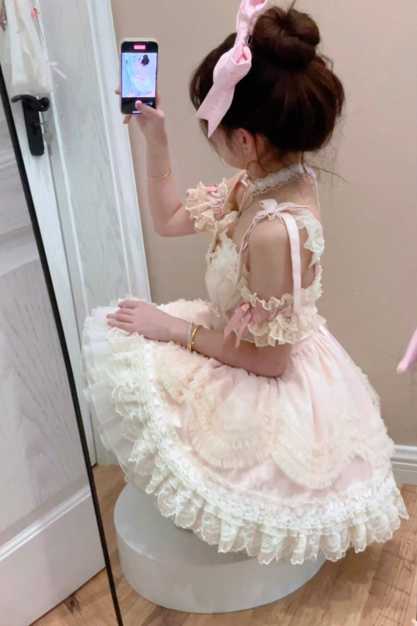 Sweet Jenny Lolita Jumper Skirt + Necklace + Hat + Headband