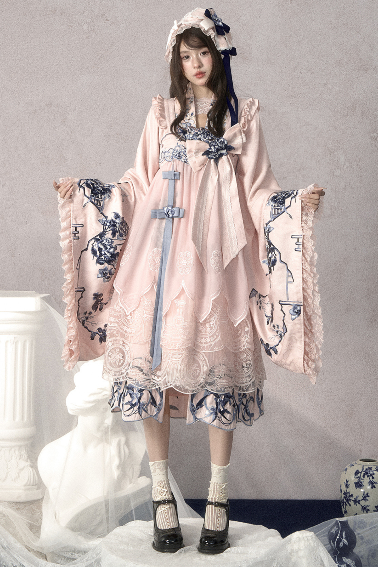 Sweet Chinese-style Cape Jacket