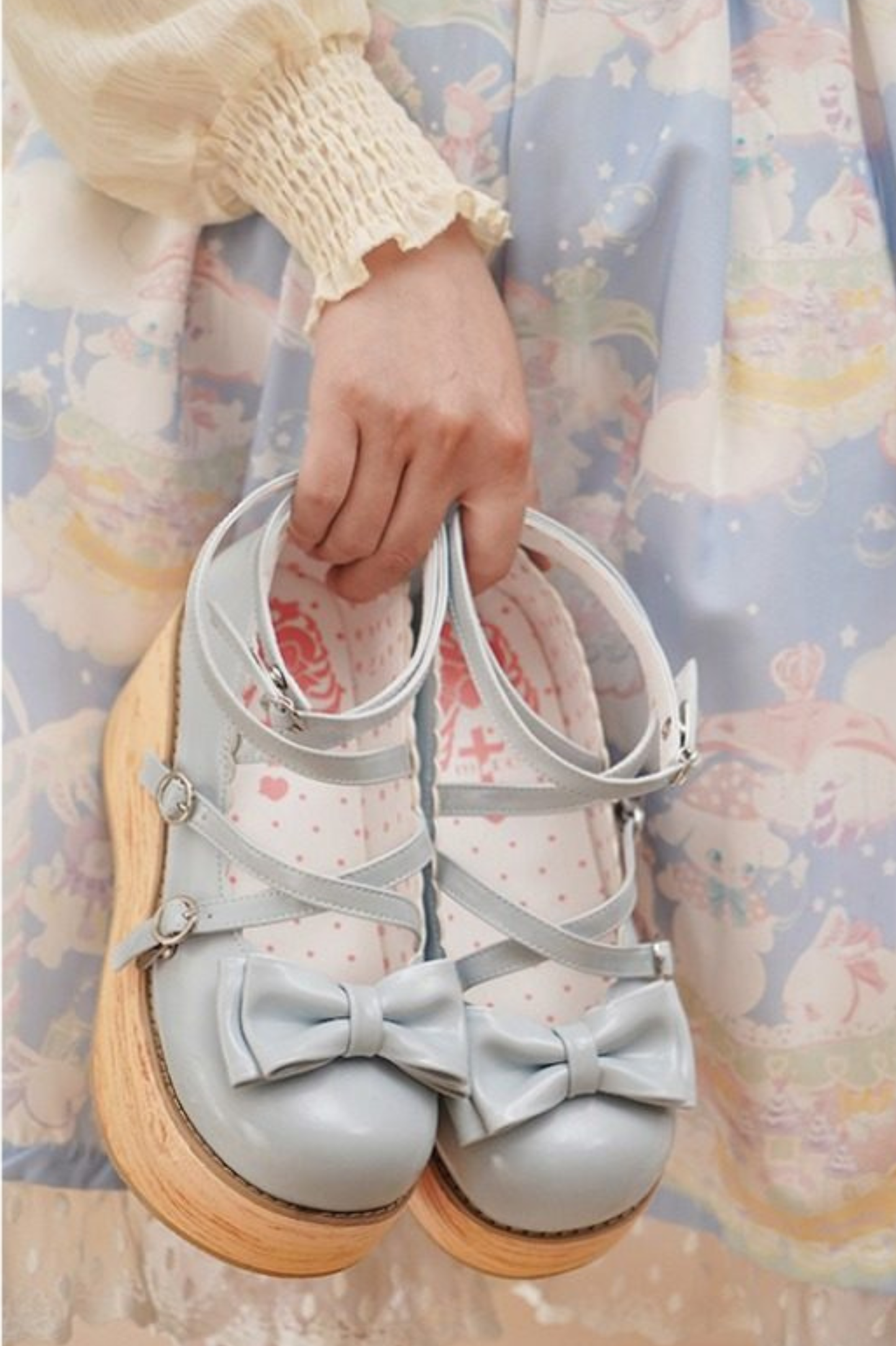 Ribbon Flat Lolita Shoes