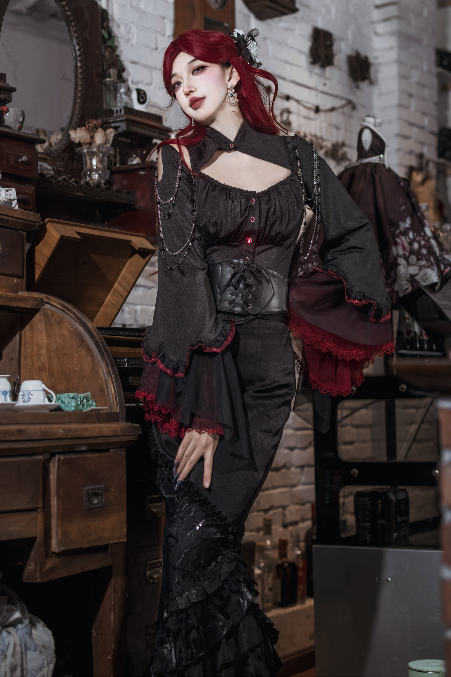 Dark Flower Gothic Lolita Set