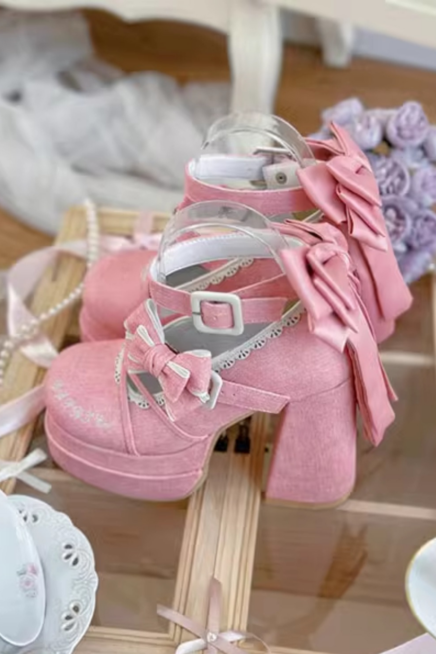 Merry Sweet Ribbon Shoes