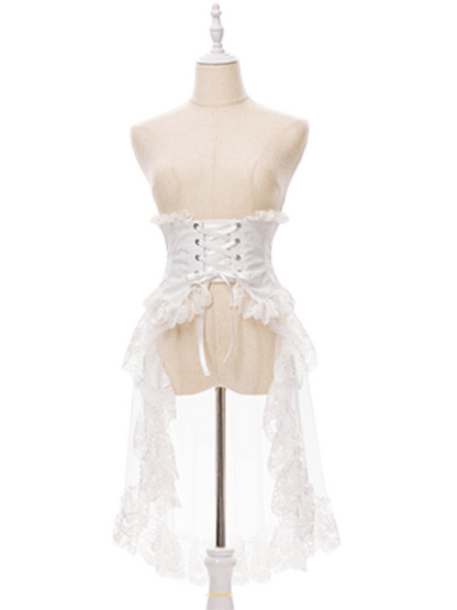 Vampire Princess Sp Dress + Corset Tulle Lace Skirt