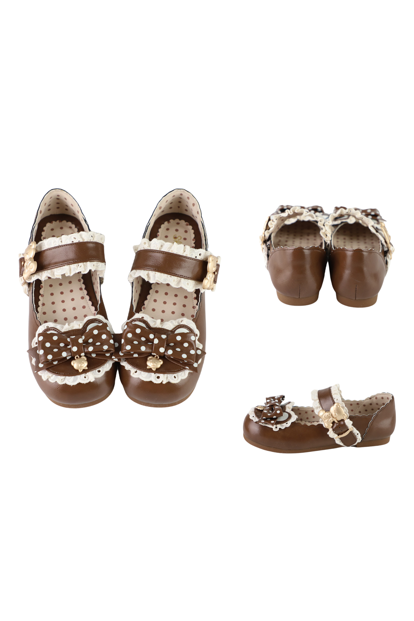 Retro Polka Dot Lolita Shoes