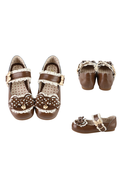 Retro Polka Dot Lolita Shoes