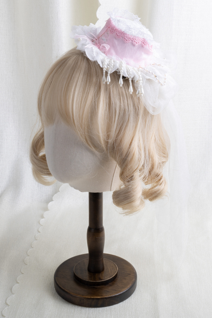 Lace Hat Lolita Clip