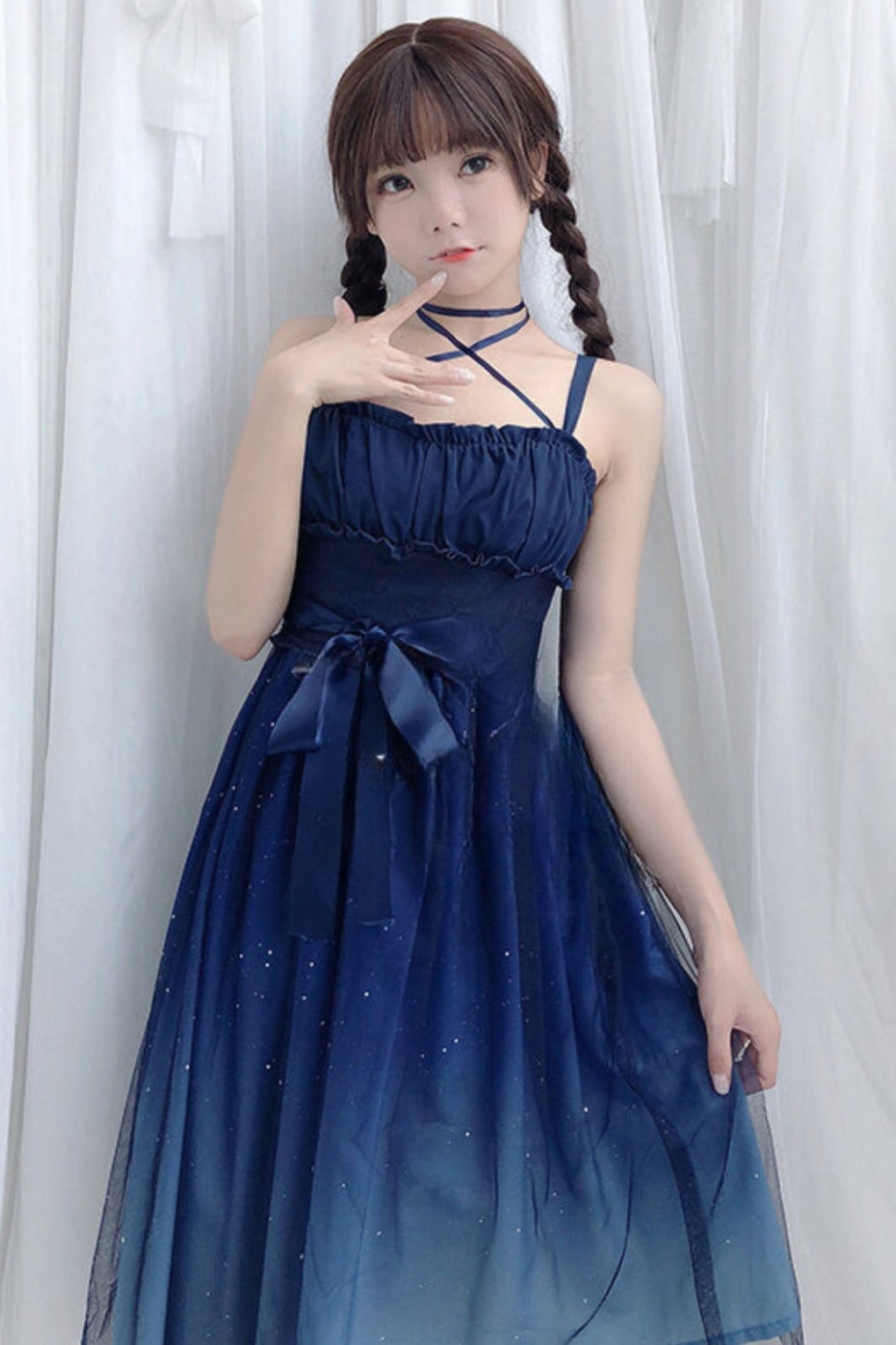 Fairy Lolita Starry Sky Dress Set