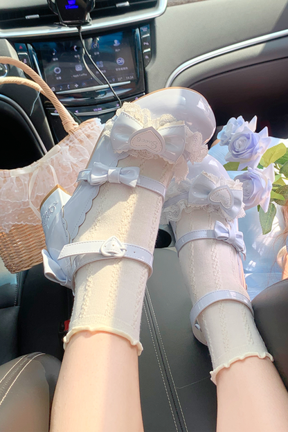 Lace Ribbon Lolita Shoes