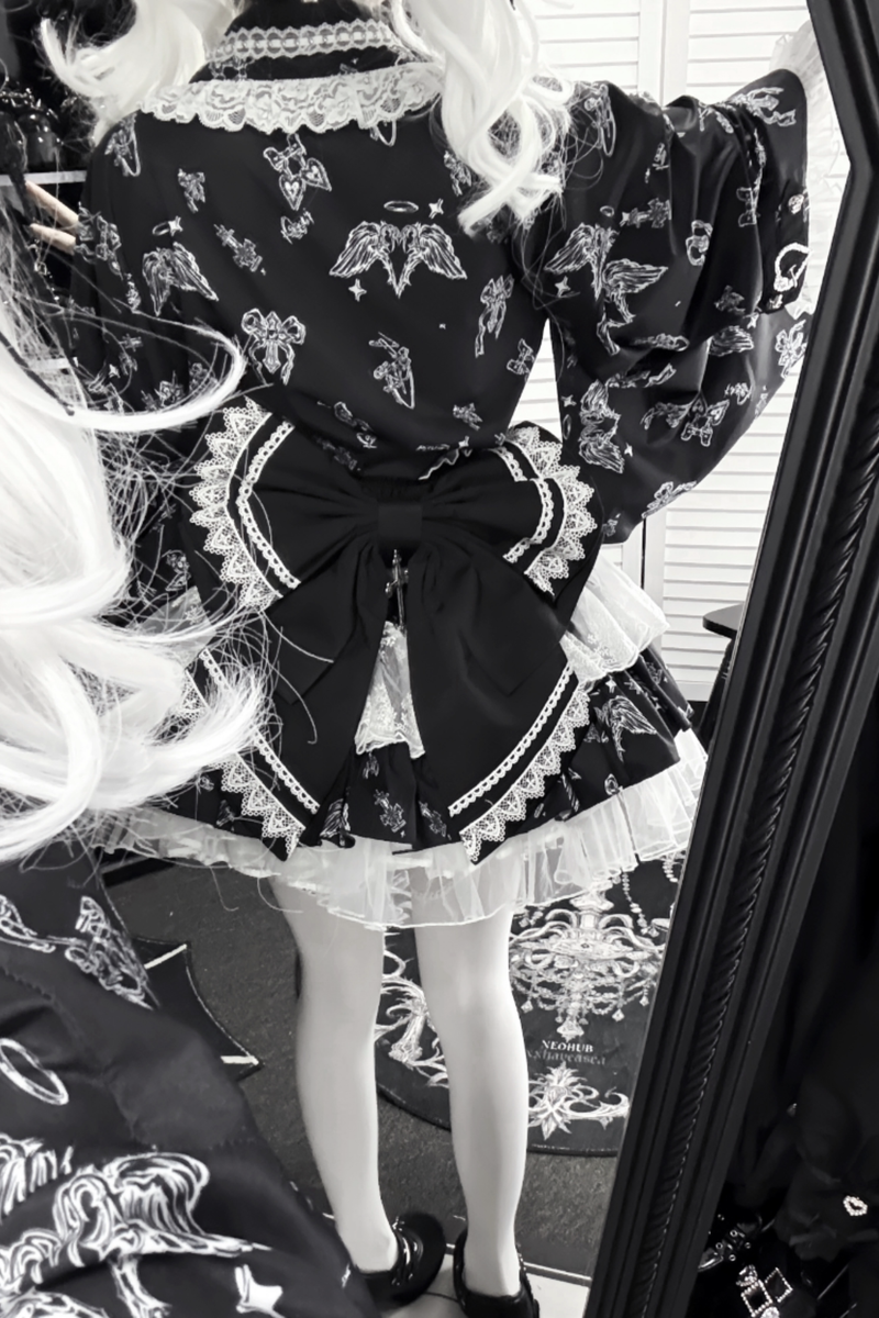 Galaxy Dark Lace Dark Kawaii Yukata