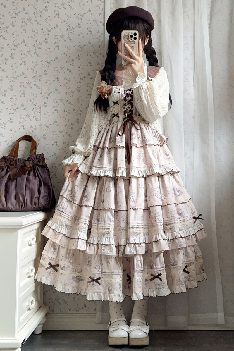 Bunning Time Lolita Dress + Doll Cardigan