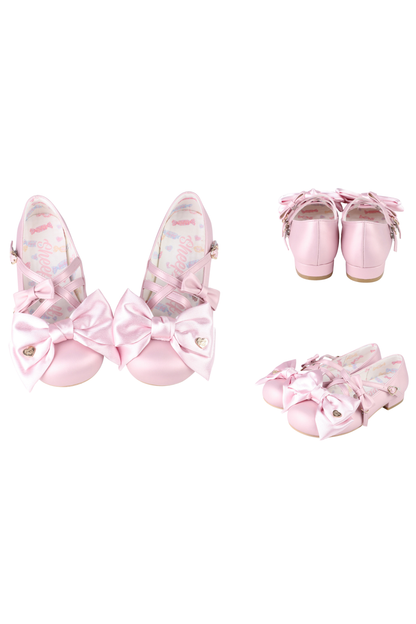 Satin Candy Ribbon Lolita Shoes