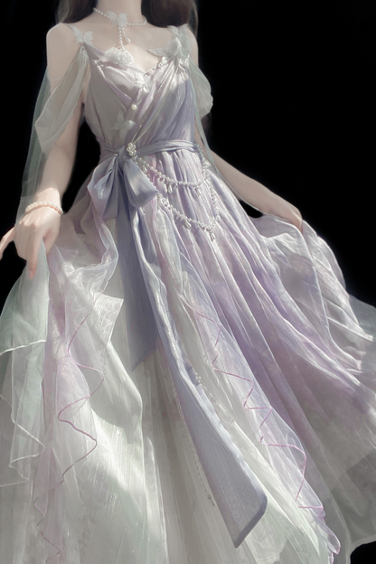 [pre-order] Sweet Girly Dress + Shawl + Necklace