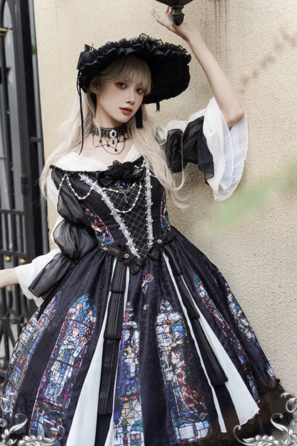 Classical Dark Gothic Lolita Dress