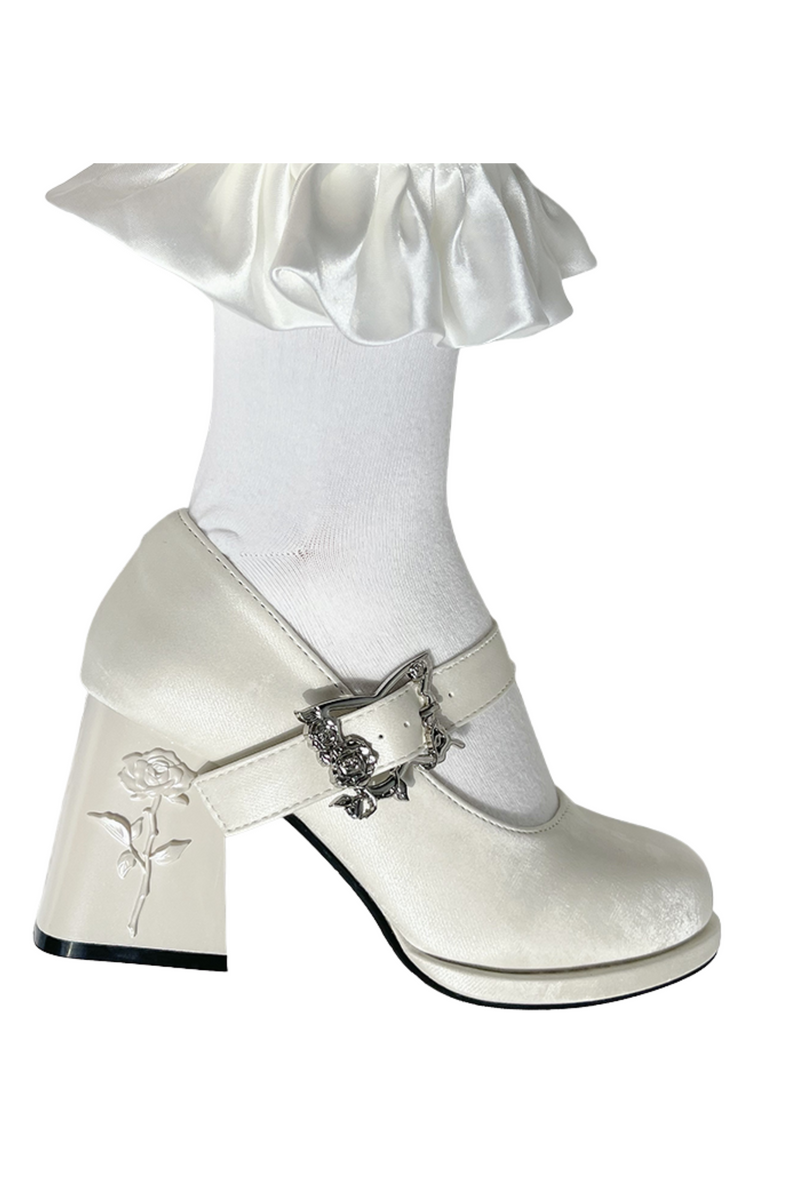 Floating Dreamland Platform Block Heel