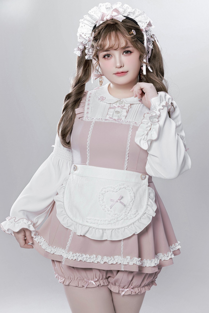 Sweet Maid Top + Shorts + Apron