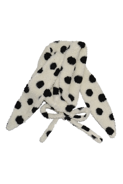 Polka Dot Lamb Wool Hat