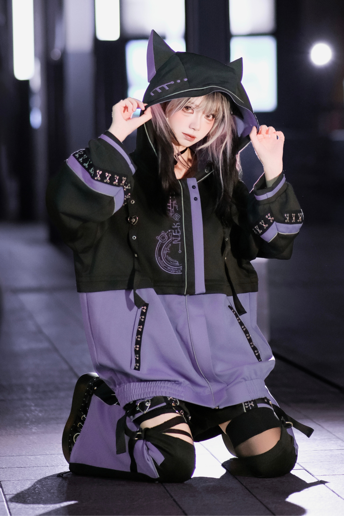 [angel Style] Cyber Technology Jacket + Shorts + Leg Covers