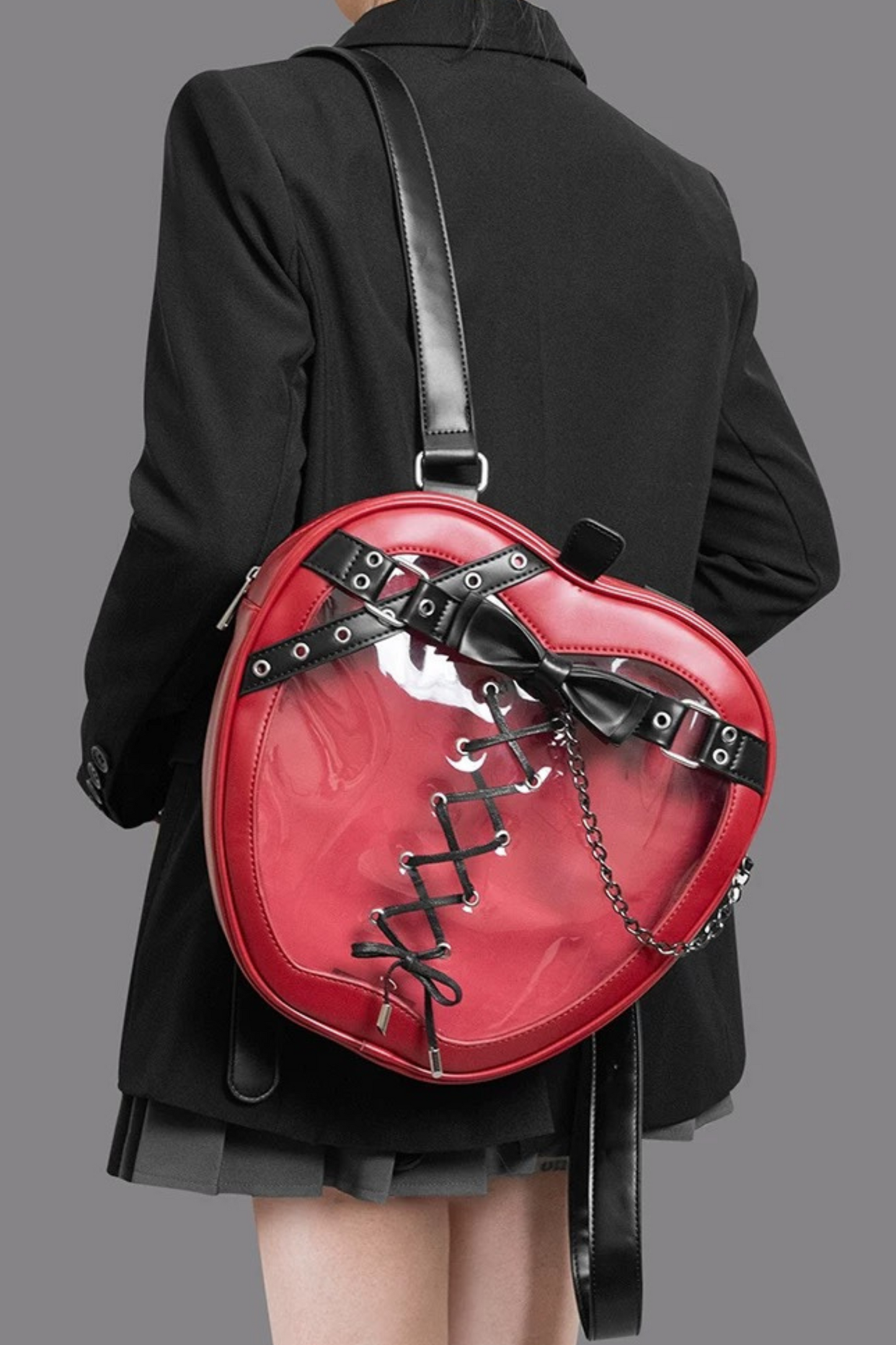 Dark Style Belt Chain Apple Bag