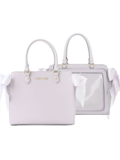 Logo Ribbon Tote Bag