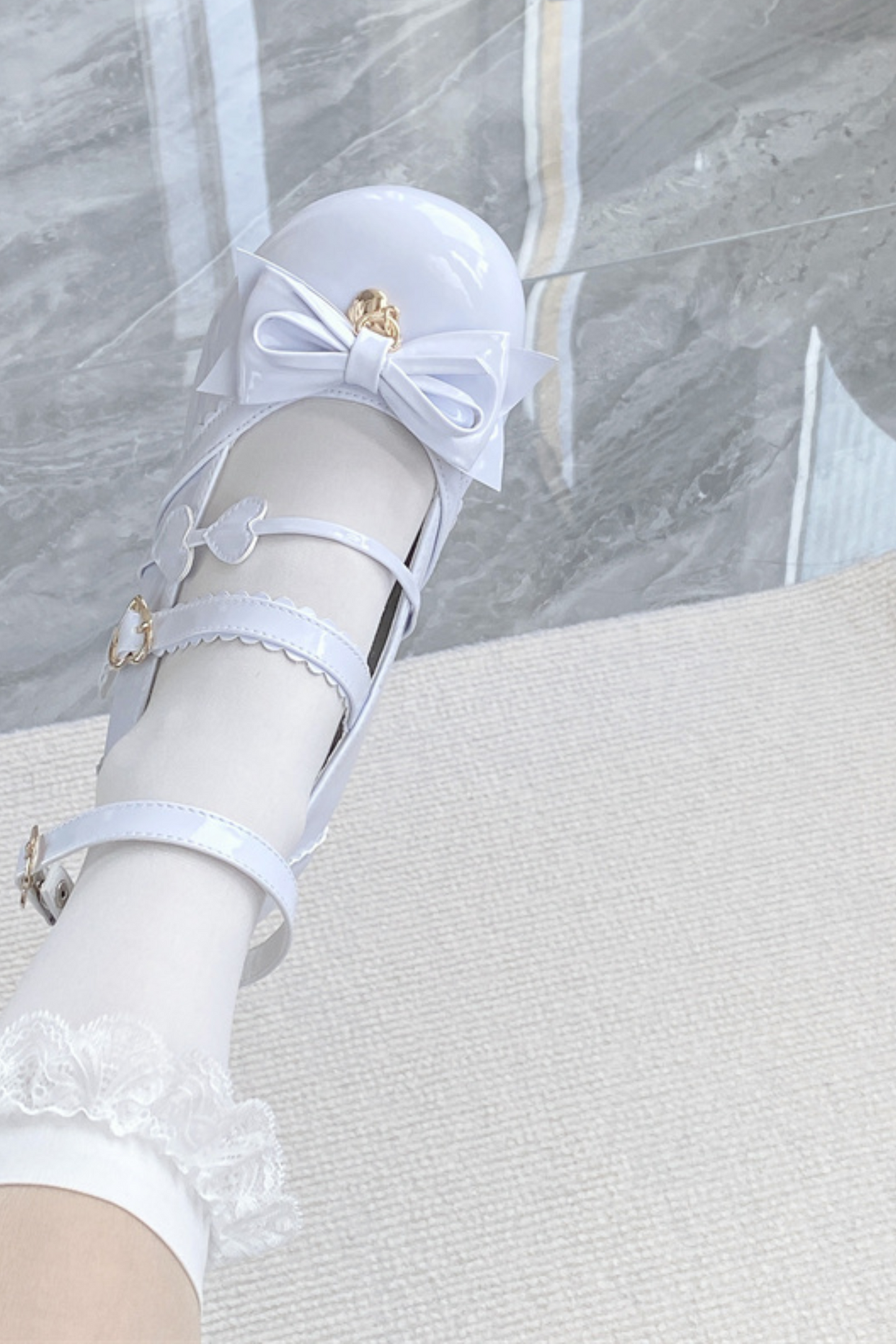 Biscuit Lolita Heel Round Toe Shoes