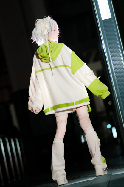 Cyber Subculture Jersey Jacket + Shorts + Leg Covers
