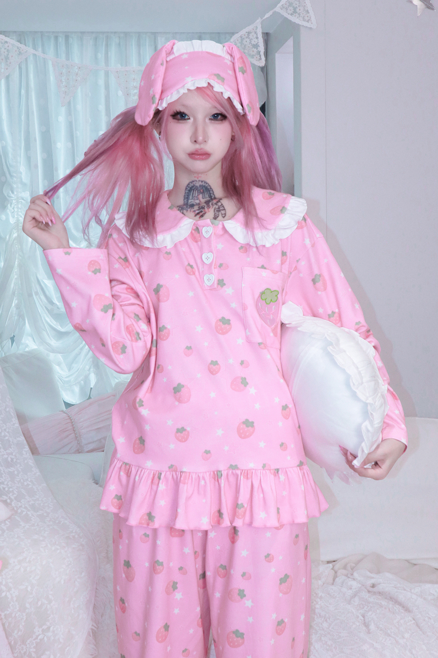 Strawberry Star Pajamas