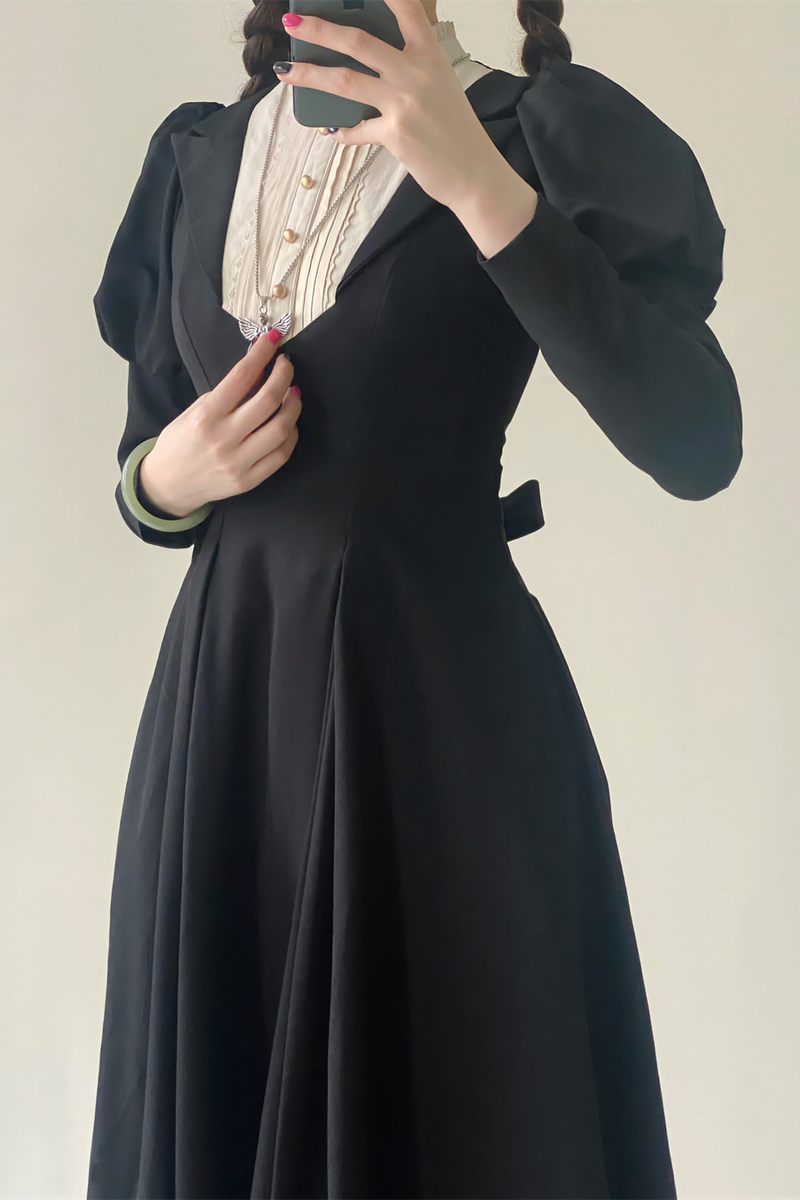 Gothic Flared Long Lolita Dress
