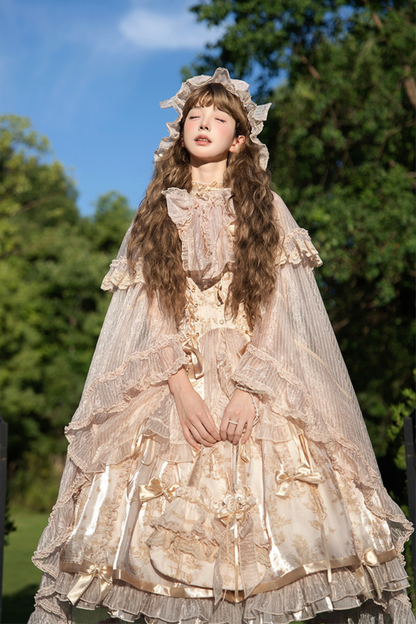 [pre-order Deadline: April 3] Gilded Fantasy Lolita Dress + Jumper Skirt