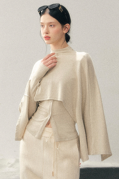 Mode Tight Shawl + Top