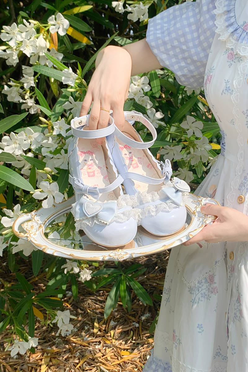 Lace Ribbon Lolita Shoes