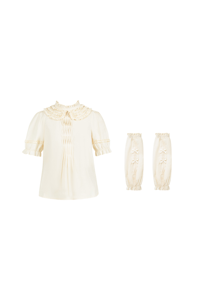 [pre-order] Forest Flower Dress + Suspender Skirt + Blouse + Cardigan + Scarf