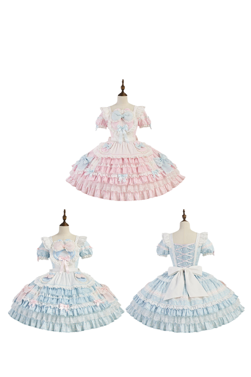 Sweet Lolita Cake Maid Dress
