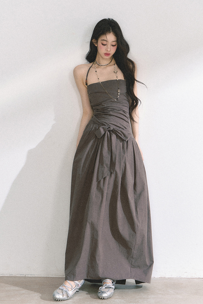 Halter Neck Long Dress