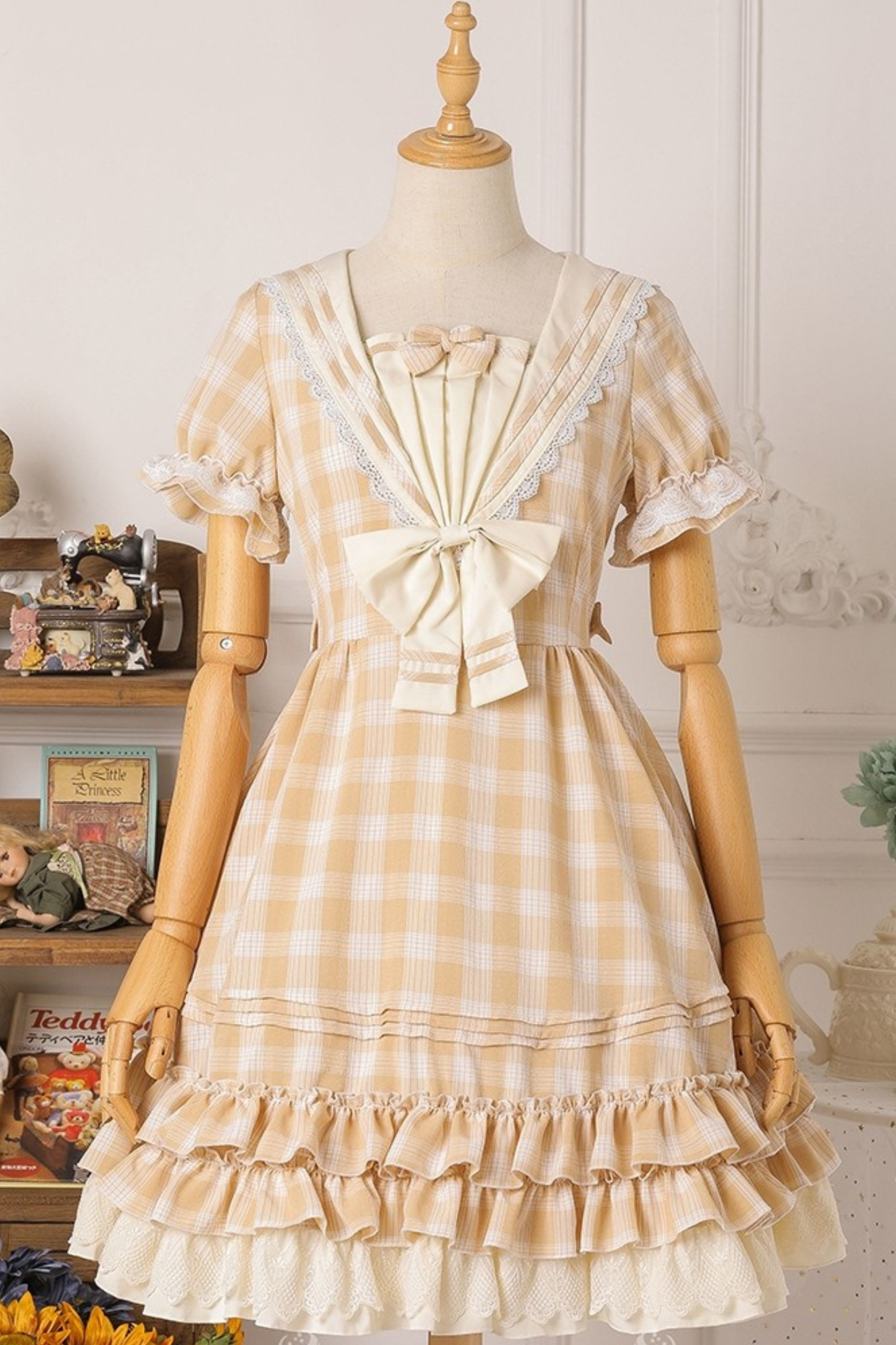 Sweet Witch Plaid Lolita Dress