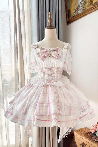 Sweet Pinky Idol Lace Dress