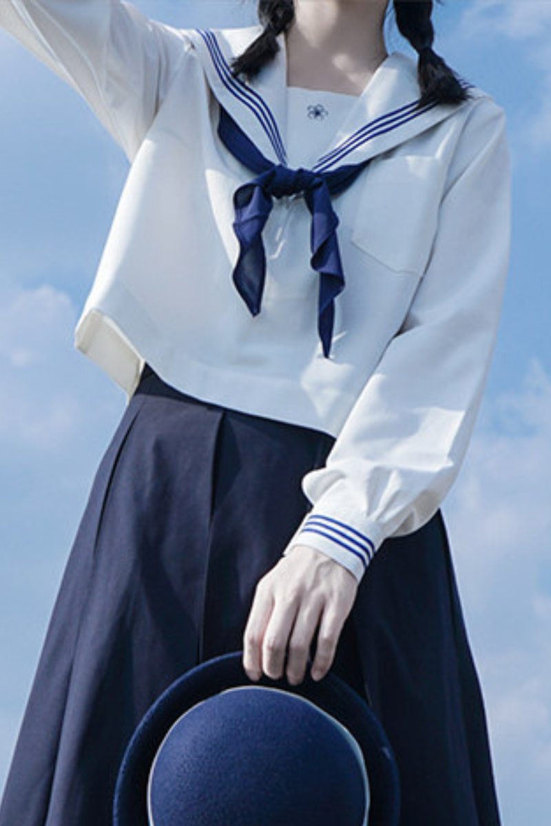 Cryseler Top + Skirt + Socks + Scarf + Scarf Clip