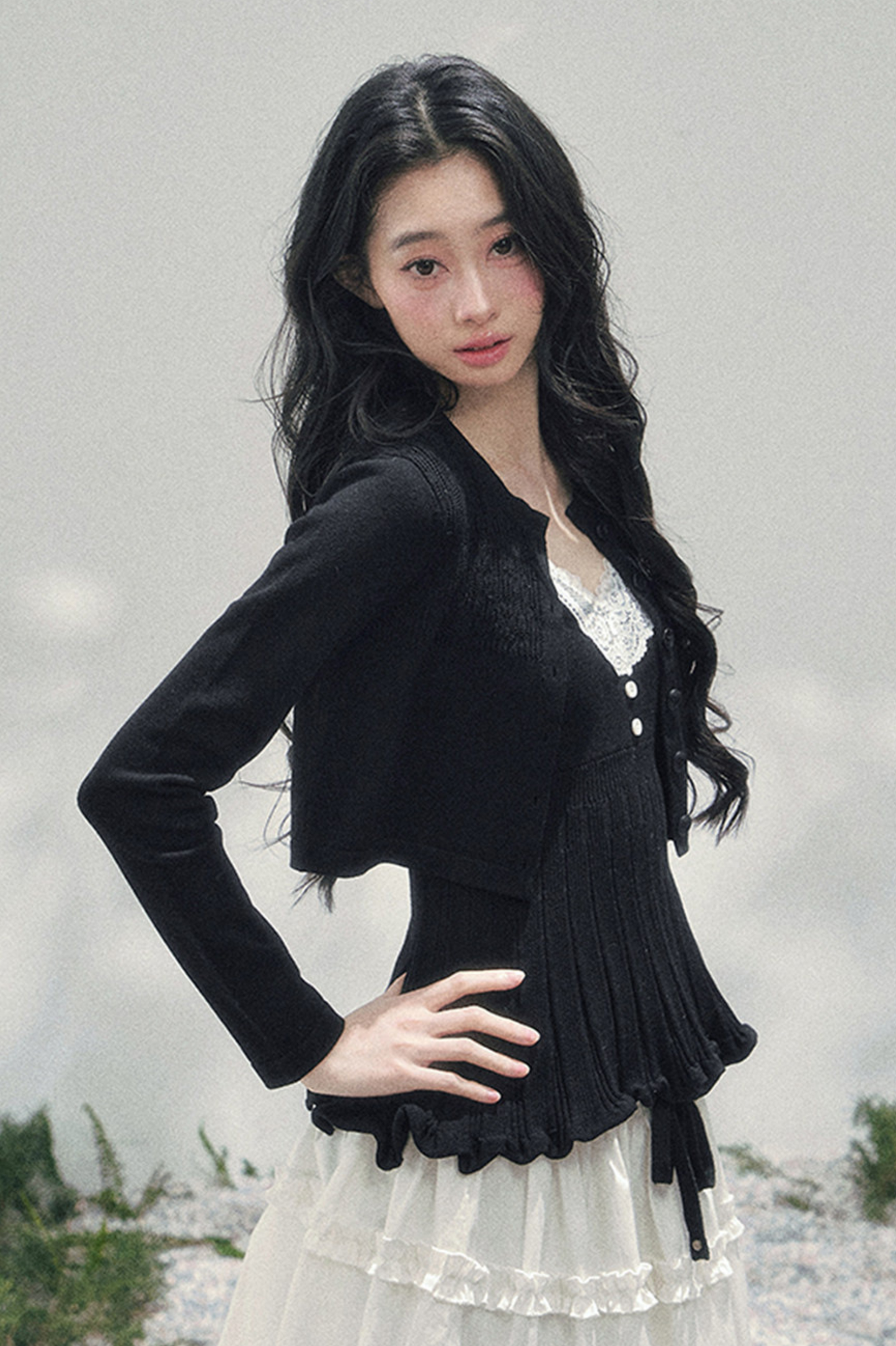 French Lace Jacket + Camisole