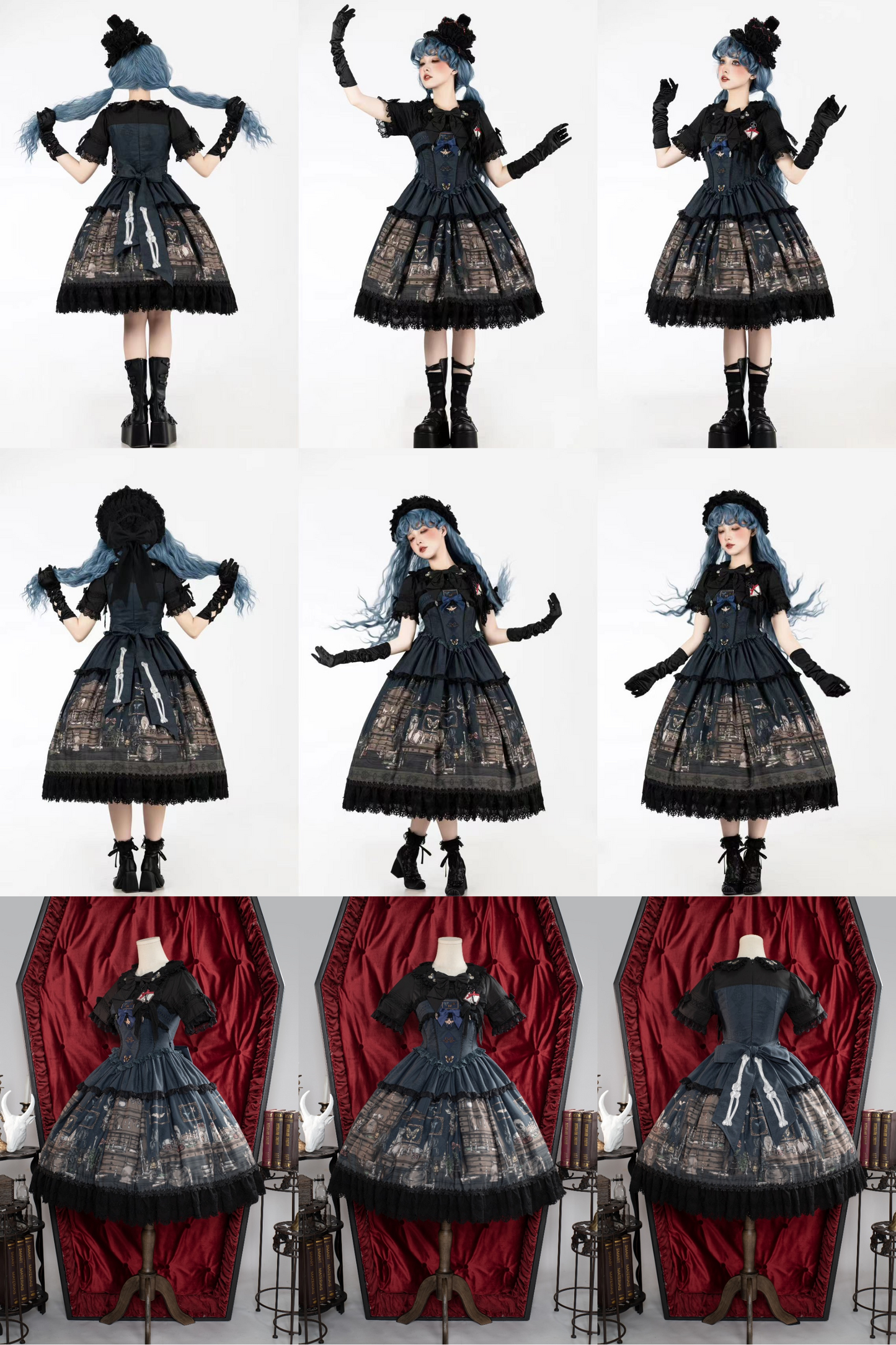 Spell Collection Room Stitch Fake Two Piece Dress