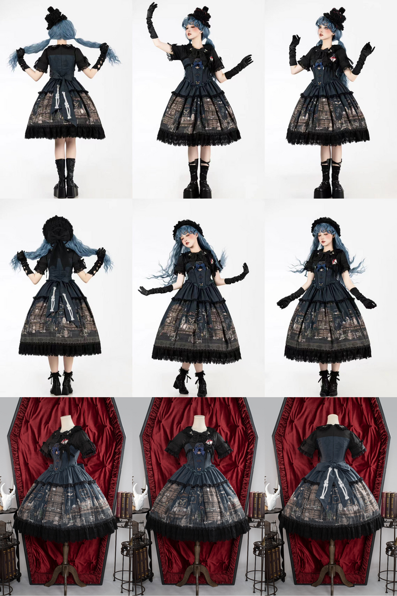 Spell Collection Room Stitch Fake Two Piece Dress