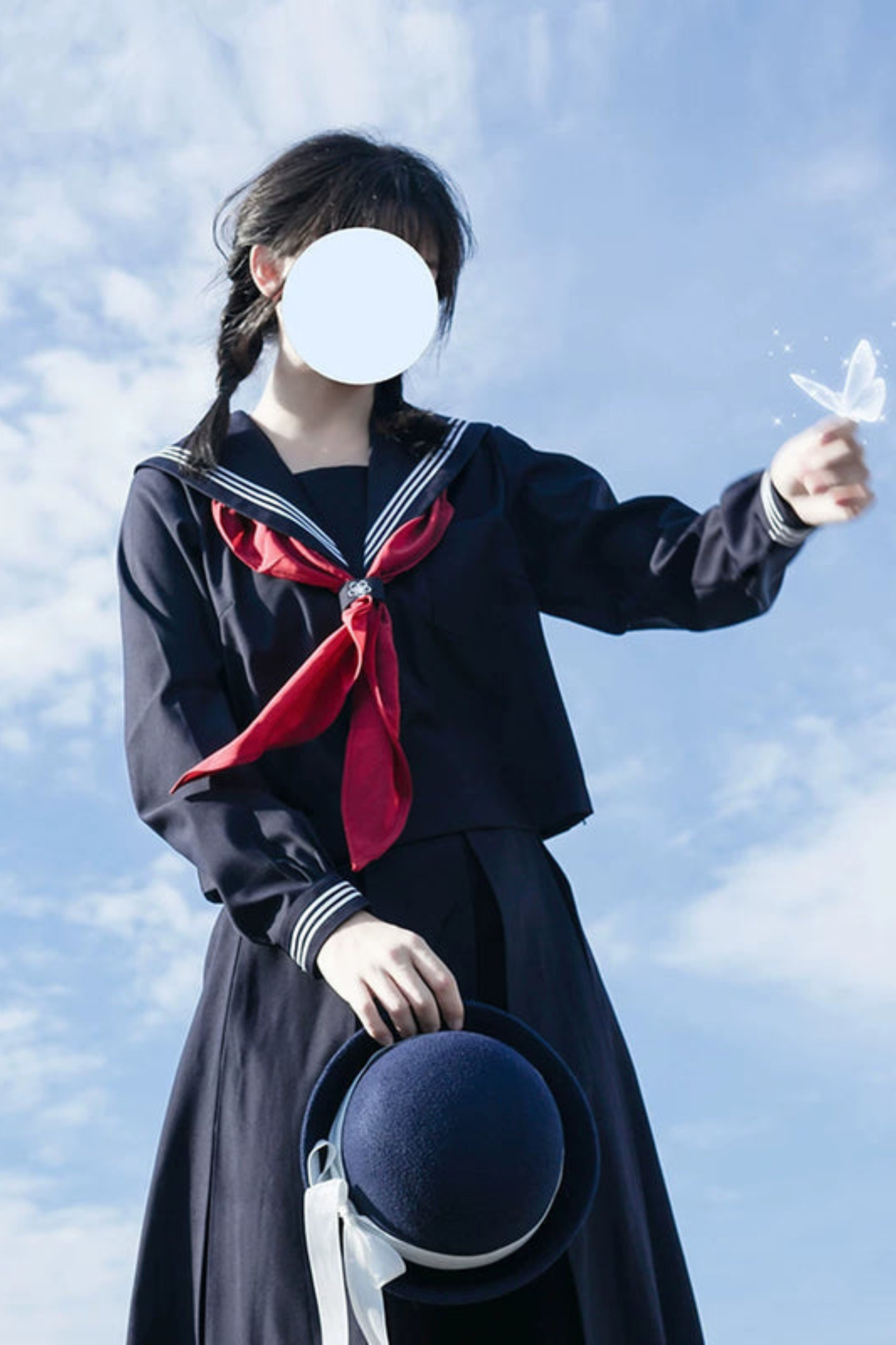 Sailor Top + Pleated Skirt