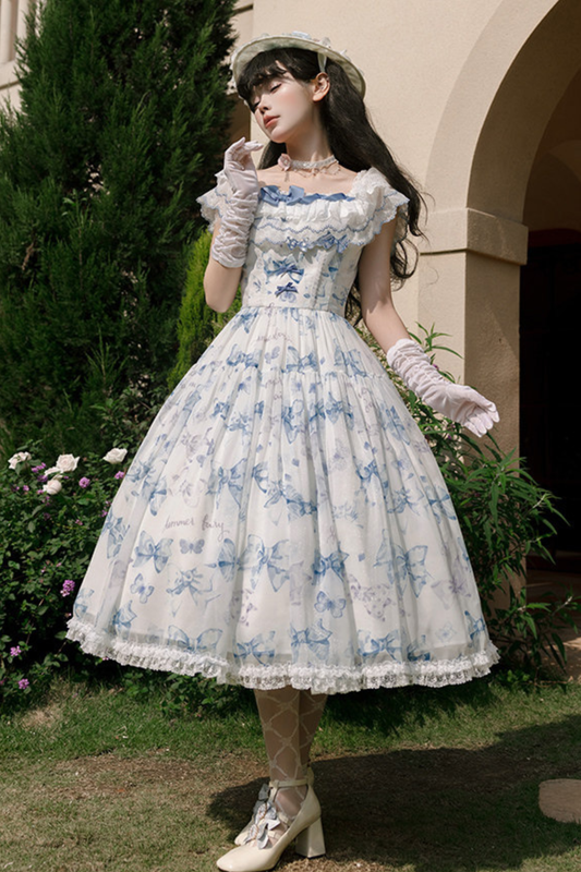Eternal Garden Lolita Dress + Off Shoulder Dress + Jumper Skirt + Shirt