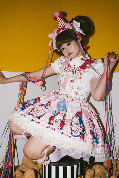 Circus Suspender Lolita Dress + Skirt