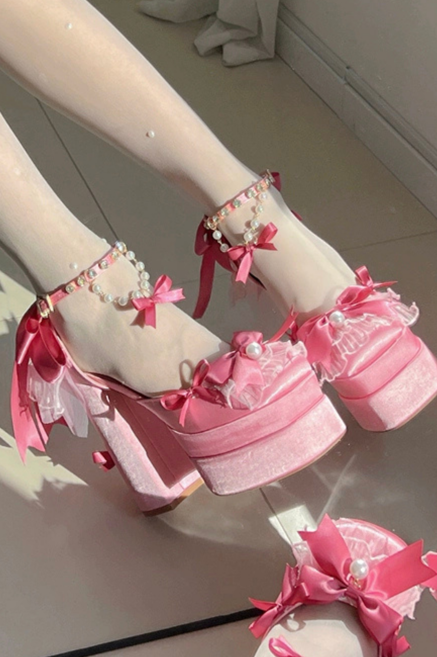 [pre-order] Loli Girl Ribbon Shoes