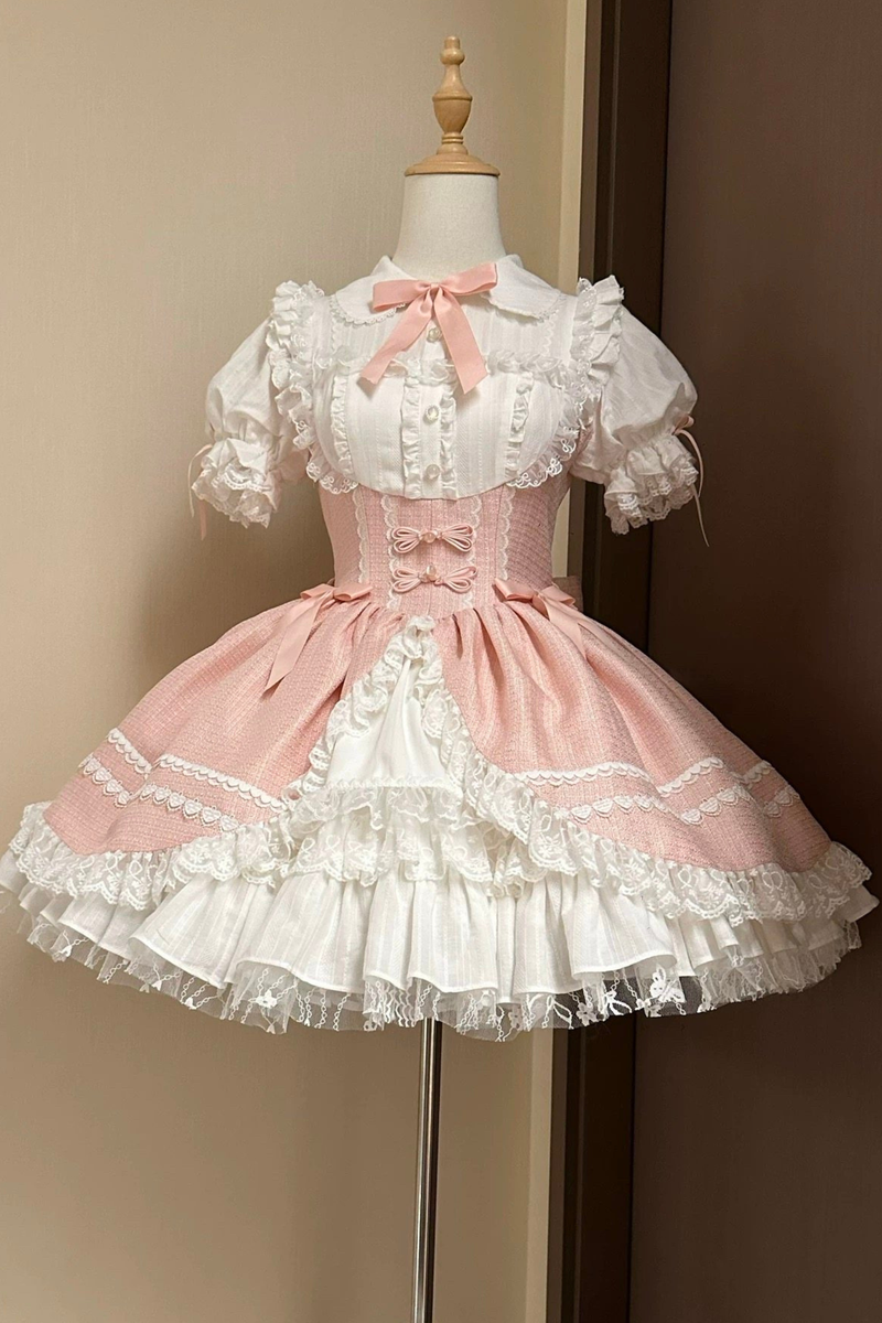 Sweet Puff Ribbon Lolita Dress