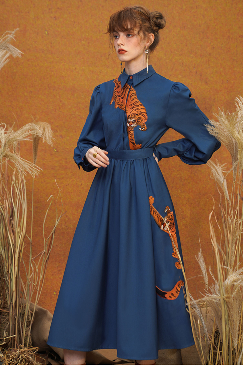 French Tiger Dress