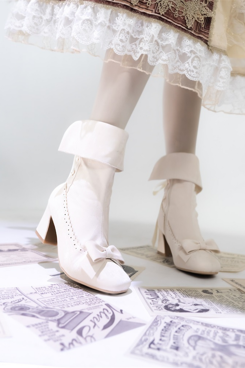 [pre-order] Mid-heel Lolita Boots