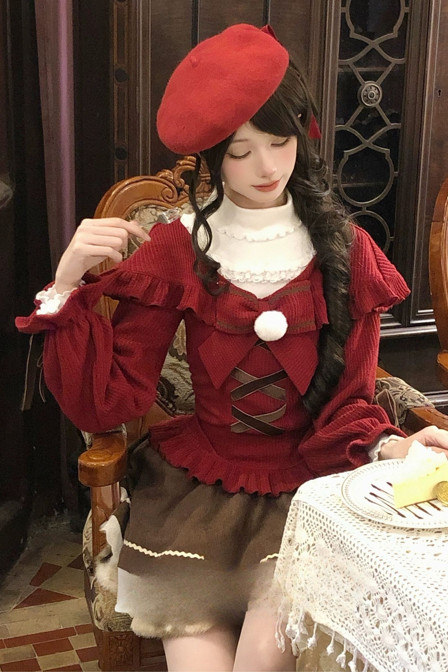 Christmas Girly Knit + Innerwear + Skirt