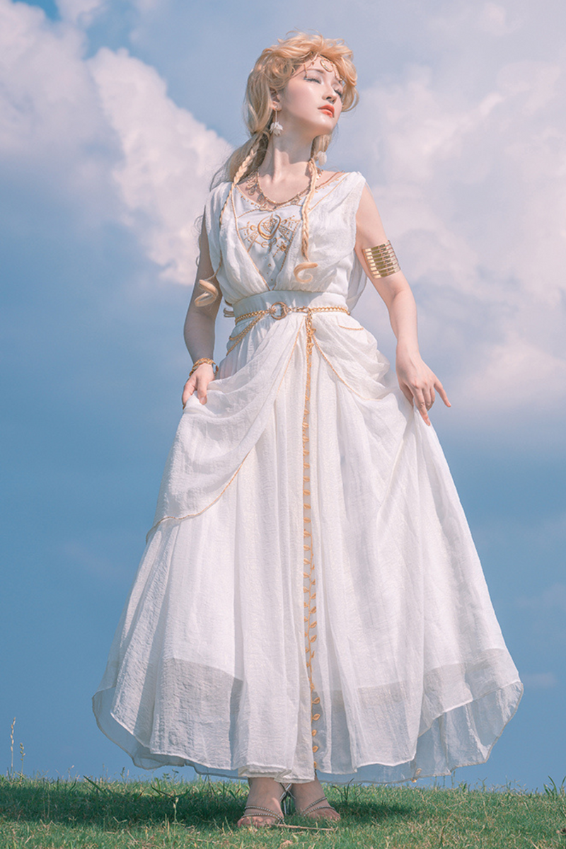 Exotic Kula Jsk With Waist Chain + Shawl + Bracelet + Necklace