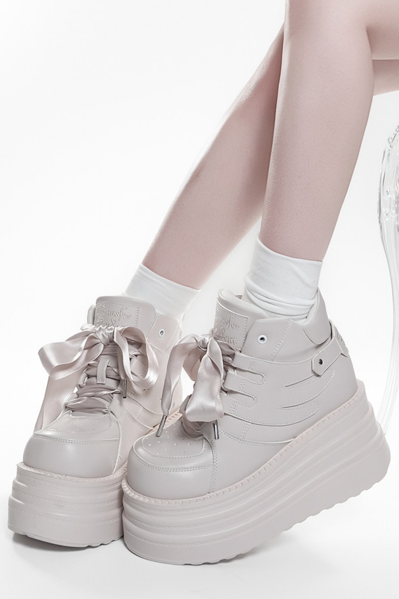 Wing Shaped Platform Shoes