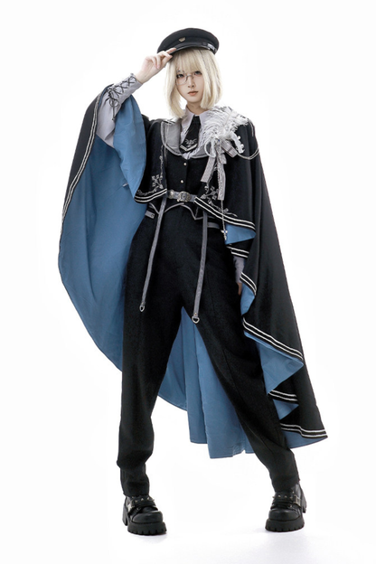 Dark Knight Military Cloak + Pants + Shirt + Accessories