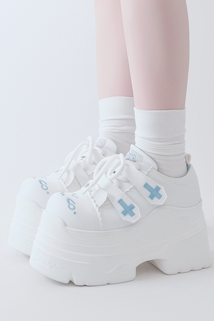 [angel Style] Subculture Cross Platform Shoes